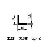 10x10x1,2 Kebent Profili