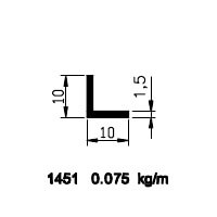 10x10x1,5 Angle Profile