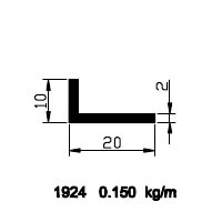 10x20x2 Kebent Profili