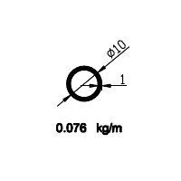 10x8 Tube Profile