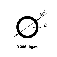 20x16 Boru Profili