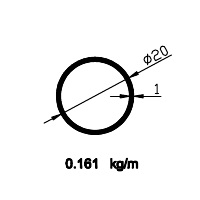 20x18 Boru Profili