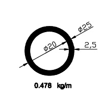 25x20 Tube Profile