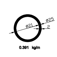 25x21 Tube Profile