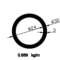 30x24 Boru Profili