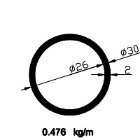 30x26 Boru Profili