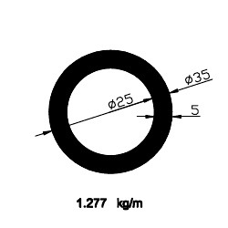 35x25 Tube Profile