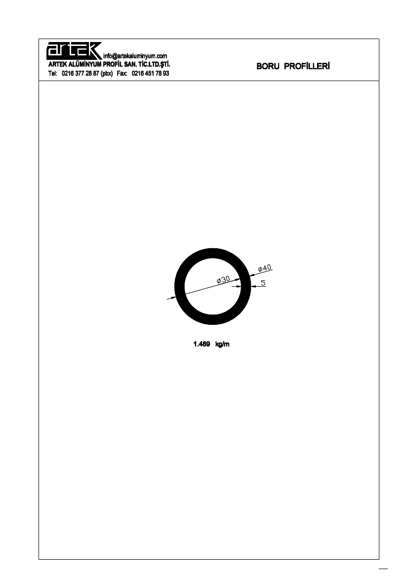 40x30 Tube Profile