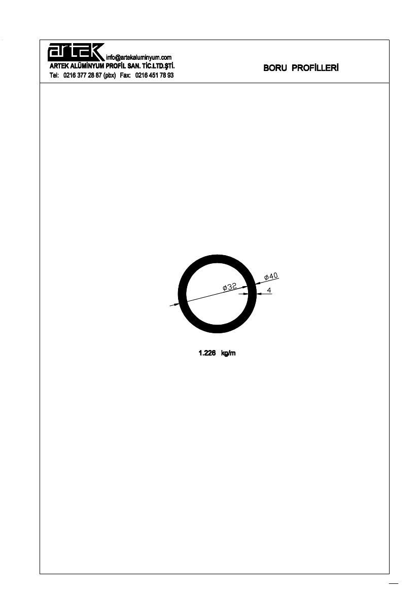 40x32 Tube Profile